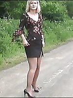 Girl in stiletto shoe